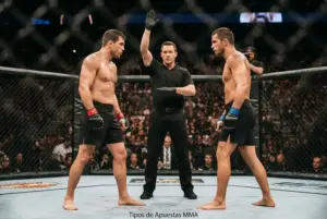 Tipos de Apuestas MMA – Moneyline, Método de Victoria y Más